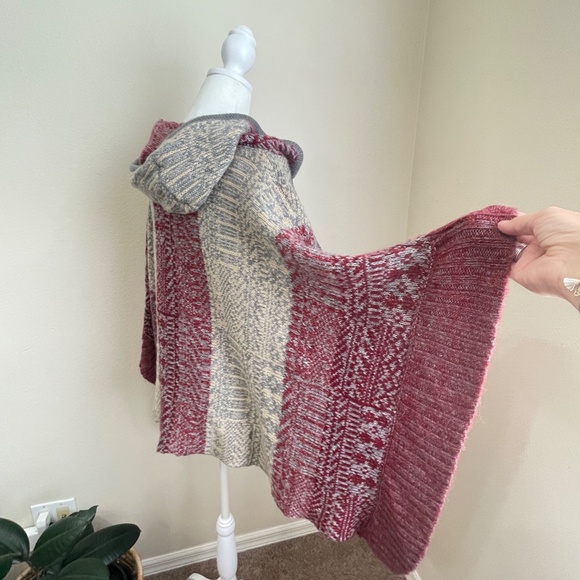 Vintage Havana hooded poncho sweater Medium - Picture 7 of 11